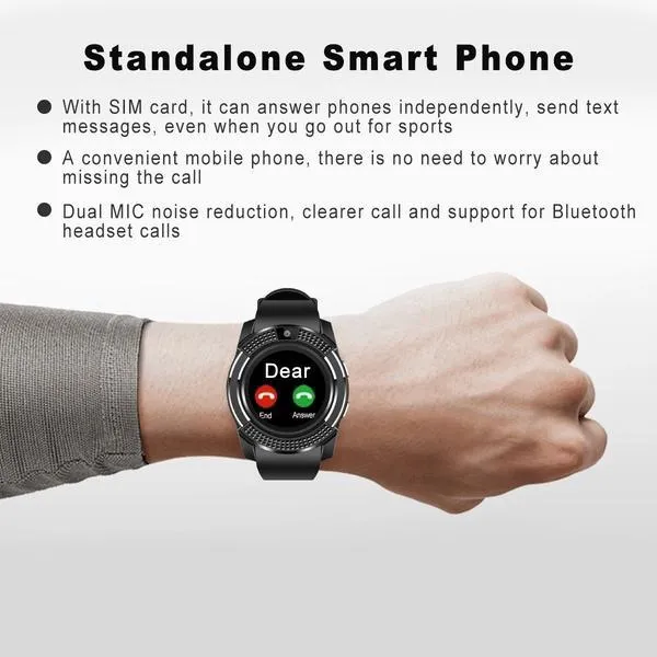 COD】 【Original】Waterproof Bluetooth Smartwatch Touch Screen