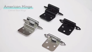 4Pcs Self Closing Hinges Inset Antique Cabinet Hinge Semi Concealed Kitchen Cabinet Hinges Antique Furniture Hardware