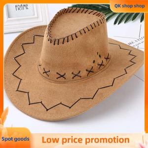 ✨QK shop✨ QNEY  Western Cowboy Hat Cheap Price Cowboy Hat For Gentleman Cowgirl Jazz Cap