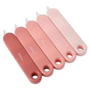 5 Pcs Easy to Use Correction Tape Gradient Correction Rollers Portable White Out Correction Tape School Office Supplies