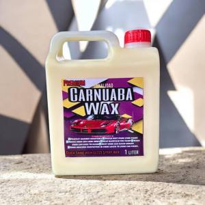 Premium Carnauba Wax Hydro Gloss Effect Protects Paint Hydrophobic Water Repellent Deep Gloss Shine Water Beads Shines Deep Protects Longer.