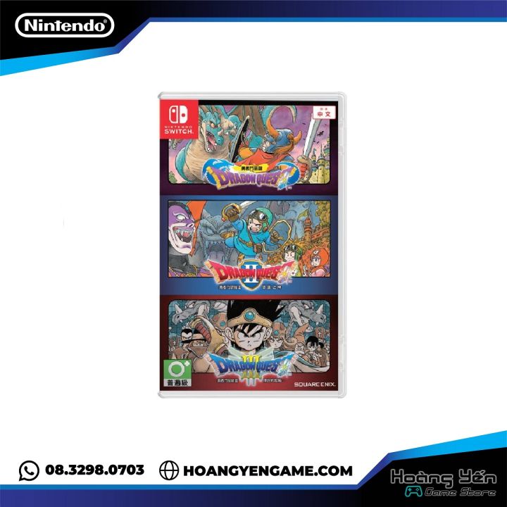 Băng game Dragon quest 1,2,3 Nintendo Switch