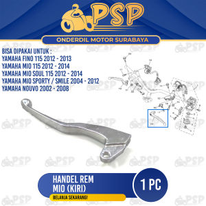 Handel Rem Mio (Kiri) - Handle Tuas Rim Belakang Yamaha Mio Lama Old Karbu Fino Karbu Mio Sporty Mio