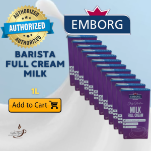 EMBORG Chef’s Selection Full Cream Milk 1L (x12) – Ultimate Bulk Pack for Homes & Businesses Rich & Creamy