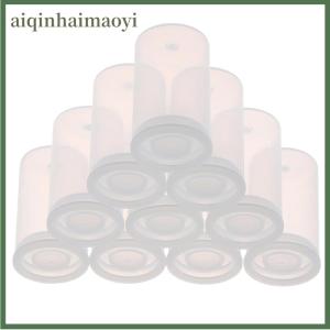 aiqinhaimaoyi 10Pcs Plastic Empty Bottle Roll Film Case Box Seal Fishing Bait Can Container