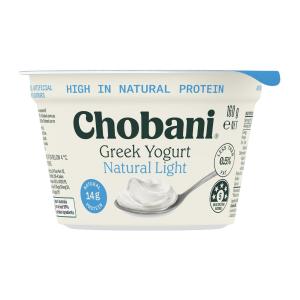 Chobani Greek Yogurt Plain Light 160G
