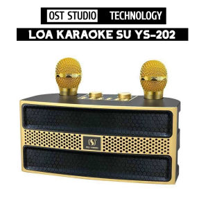 Loa Karaoke Bluetooth YS-202 Công Suất Loa Lớn Bass Cực Chuẩn Loa YS202 Hút Âm Tốt Thiết Kế Cực Đẹp Độ Bền Cao