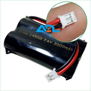 Baterai Mainan RC Mainan Anak Li-ion 14500 7.4V 3000mAh Soket HITAM Soket Puih XH PH MerahLosi