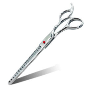 7/8 Inches Pet Grooming Scissors Stainless Steel Chunker Shark Scissors for Dogs Hairdresser Dog Grooming Scissors