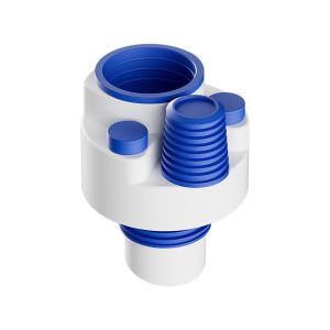 KOYOT 4 Holes Kitchen Pipe Drainpipe Connector Kitchen Water Purifier Dishwasher Drainpipe Connector Multi-port Drainpipe Odor-proof and Insec