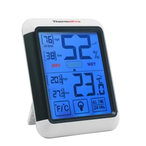 ThermoPro TP-55 Digital Hygrometer Large Screen Indoor Temperature and Humidity Monitor TP55