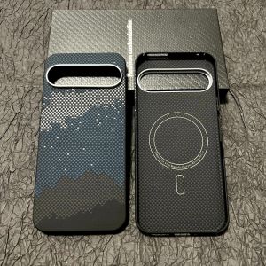 Magnetic Real Aramid Carbon Fiber Phone Case Cover On For Magsafe Pixel 9 10 Pro XL 5G Global Pixel 10Pro 10ProXL Magsafe