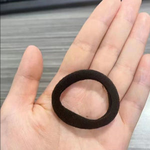 2025 Korean Candy Color Flower Headband Hair Ring Womens Sweet Ponytail Hair Rope Rubber Band