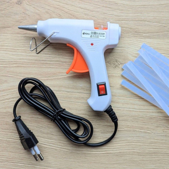 Gratis ongkir !!! Pistol Lem Tembak Hot Melt Glue Gun GLUE GUN 20 WATT TERBAIK LEM TEMBAK LEM TEMBAK