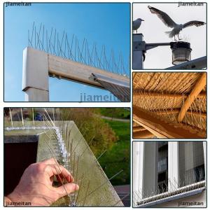 [COD] jiameitan 1PC Stainless Steel Pigeon Spikes And Bird Repeller Deterrent 25cm Balcony Anti-bird Repellent Thorn Nail Kit Pest Control