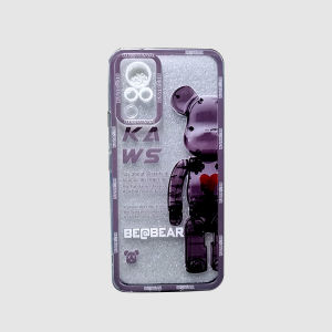 FOX Casing Realme 9i C12 C21Y C25 C25Y Narzo 20 30A Case TPU Transparant beabear Flower