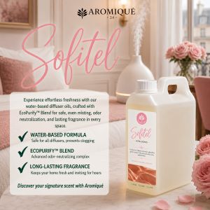 Aromique SOFITEL Water-Soluble Essential Oil for Diffusers Intimate Scent Relaxation