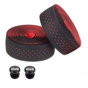 Road Bike Handlebar Tape Cork EVA PU Cycling Damping Anti-Vibration Wrap With 2 Bar Plug