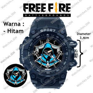 Jam Tangan Anak Laki Laki Karakter Freefire Anti Air Model Terbaru