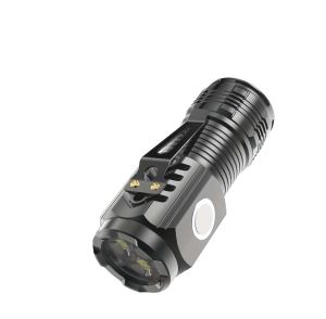Mini Super Bright Zoom Led Flashlight Rechargeable Waterproof Outdoor Portable High-Brightness