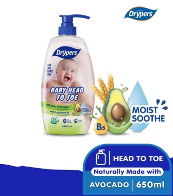 Drypers Baby Bath Head To Toe (Bottle - 650ml)