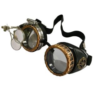 Vintage Victorian Steampunk Goggles Glasses Punk Cyber Gothic Cosplay Sunglasses Halloween Face Mask for Women Men