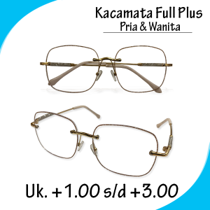 KACAMATA LENSA PLUS  MODEL FASHION KOREA / BISA UNTUK PRIA DAN WANITA / KACAMATA BACA RABUN DEKAT +1.00 SAMPAI +3.00