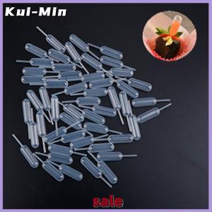 Kui-Min 100pcs Plastic Squeeze 4ml Transfer Dropper Disposable Pipettes For Cupcake