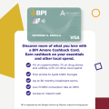 BPI Amore Cashback Credit Card Application. 