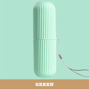 ANTI DUST PORTABLE TOOTHBRUSH HOLDER TRAVEL TOOTHBRUSH STORAGE CUP CASE BEKAS BERUS GIGI 旅游牙刷收纳盒 - HOME & LIVING