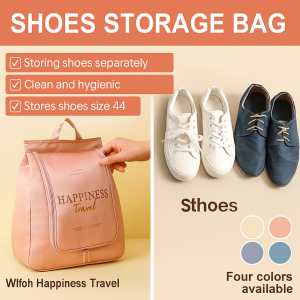 Foldable Shoe Storage Bag Large Capacity Water Resistant Dust Protection Gym Bag For Travel Sportswear Organizer Carry On Accessory