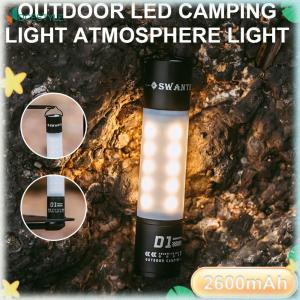 JOCESTYLE Swante Outdoor LED Camping Light Atmosphere Light 2600mAh Aluminum Alloy Powerful Waterproof Portable Hanging Flashlight for Fishing Hiking