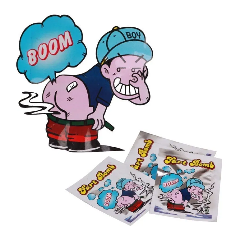 RINCO 10x Fart Stink Bombs – Nasty Smelly Odor Bags For Gags, Pranks & Party Favors