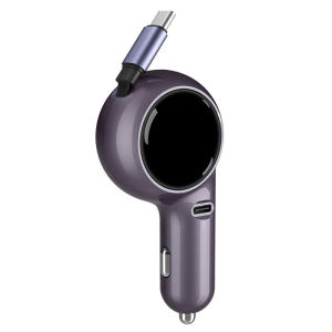 60W fast car charger Scalable C- type universal multi functional charging scalable cable mobile car charging