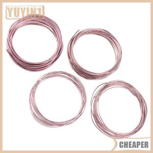 [COD] EHBqna SPORTS บอนไซสายไฟ anodized อลูมิเนียม bonsai Training Wire รวม16.5ฟุต (สีน้ำตาล)