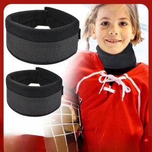 MAOMEI Lightweight Ice Hockey Neck Guard Portable Cut Resistant Hockey Neck Protector Protective Gear Adjustable Hockey Cut Neck Guard Ice Hockey Sports