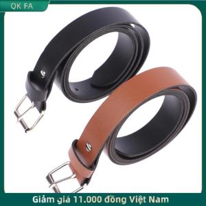 QK FA ✨ 1 cái 100cm da vành đai thời trang thắt lưng Thắt lưng kim loại khóa thắt lưng quần trang trí vành đai quần áo phụ kiện