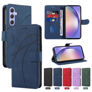For Samsung Galaxy A56 A55 A36 A35 A26 A25 A06 A05 A05S A16 A15 5G Cover Samsung A56 A55 A15 A16 4G Phone Case Magnetic Leather Wallet Card Slot Couples Flip Cover Casing