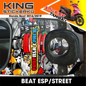Stiker Tangki Bensin Beat Esp 2016 2017 2018 2019 Sticker Tengki Motor Beat Anti Luntur