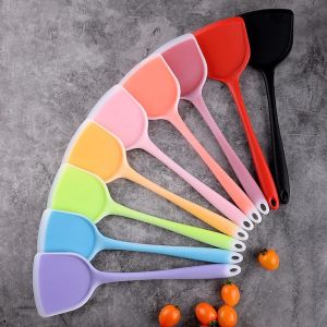 Spatula Silicon Tahan panas Large 32 Cm Warna / Spatula Silikon Tahan Panas / Spatula Masak / Spatula Kue / Spatula Sutil Silikon Anti