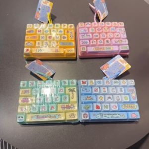CuddleCove 26 Keys Stress-relief Keyboard Toy Keychain Cute Creative Students Children Birthday Gift Small Hanging Ornaments
