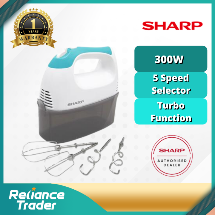 Sharp 300W Hand Mixer EMH55WH EMH55WH | Lazada Malaysia
