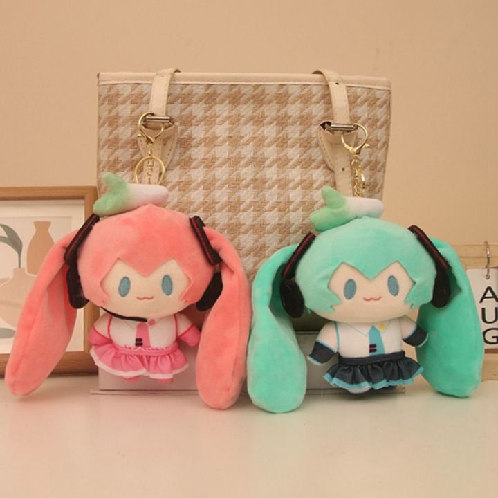 QUESU Cartoon Plush Hatsune Miku Keychain Q Version Anime Doll Hatsune quesu-cartoon-plush-hatsune-miku-keychain-q-version-anime-doll-hatsune