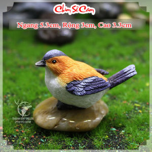 Tượng Chim Sẻ mini Trang Trí Tiểu Cảnh Terrarium DIY Cây Bonsai.