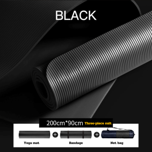 15MM Thick Yoga Mat Mens Fitness Mat Beginner Sports Exercise Thickening Widening Lengthening Non-slip YogaMat