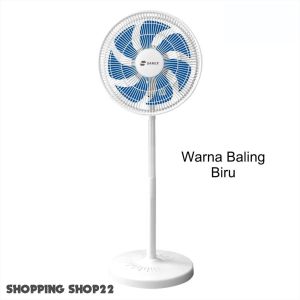 SANEX Stand & Desk Fan Kipas Angin Meja & Berdiri 2 IN 1 14 Inch 7 Baling SSF-1421 N Design Modern & Minimalis