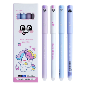 4ชิ้น0.5มิลลิเมตรปากกาปากกา Elephant ปากกาลบได้หมึกเจลเจลอาบน้ำเร็วอุปกรณ์การเรียนปากกาสำหรับนักเรียนครู