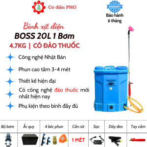 Bình xịt thuốc bằng điện chế độ ĐẢO THUỐC 20 lít 1 bơm & 2 bơm dùng phun thuốc sâu khử khuẩn