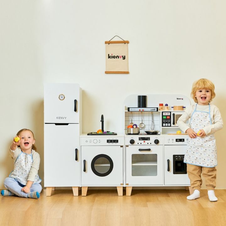 Wooden Toy Kitchen Playset Kmart BYJ Kienvy Wooden Kitchen Toy