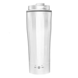 Double Voltage Car Beverage Warmer 304 Stainless Steel Heated Travel Mug Leakproof Design Ideal For Coffee Hot Drinks
